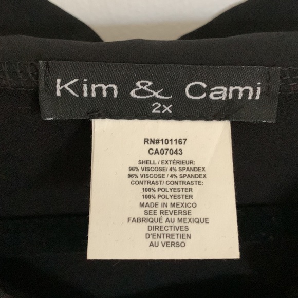 Black Dressy but Casual Blouse - Picture 3 of 4